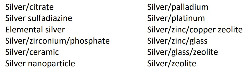 Silver-based antimicrobial compounds
