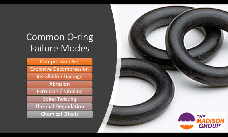 Modes and mechanisms of O-ring failure