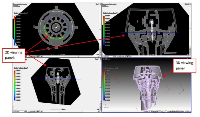 CT images of toliet valve