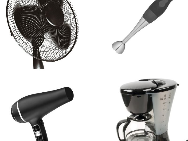 Plastics are used in many common household appliances