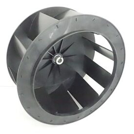 Nylon injection molded fan.